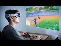 Playing Fortnite on the Apple Vision Pro