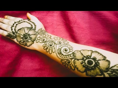 Simple mehandi design
