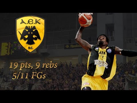 Movistar Estudiantes - A.E.K. 78-85 - Manny Harris highlights (12/12/2017)- 19 pts