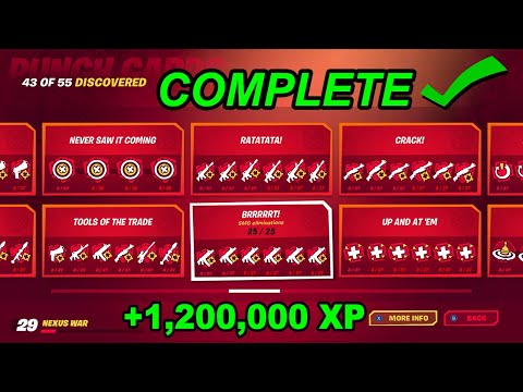 All 55 Punch Cards Discovered in Fortnite Chapter 2 Season 4 - GET ALL PUNCH CARDS SEASON 4 FORTNITE