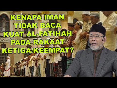 Kenapa Imam Tidak Baca Kuat Al Fatihah Pada Rakaat Ketiga/Keempat | Dato' Dr. Danial Zainal Abidin