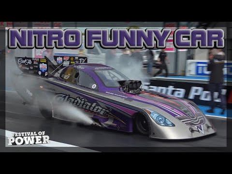 Nitro Funny Car at Festival of Power 2023 - Santa Pod Raceway