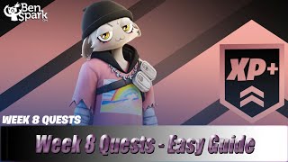 How To Complete All Week 8 Quests - Easy Location Guide - Fortnite Chapter 3 Season 4 Paradise