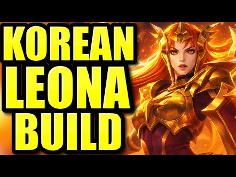 This KOREAN LEONA build is completely genius... (69% WINRATE)