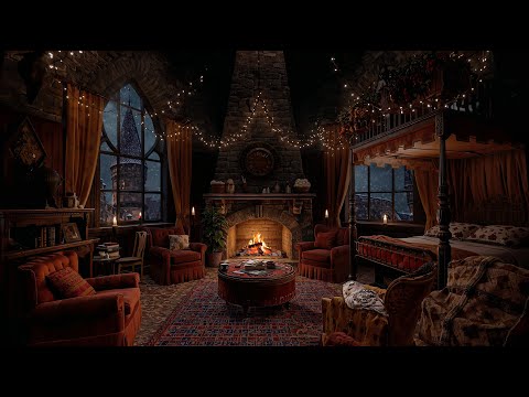 🔥❄️ 𝐆𝐫𝐲𝐟𝐟𝐢𝐧𝐝𝐨𝐫 𝐃𝐨𝐫𝐦𝐢𝐭𝐨𝐫𝐲 𝐅𝐢𝐫𝐞𝐩𝐥𝐚𝐜𝐞 (NO ADS) | 𝐂𝐨𝐳𝐲 𝐖𝐢𝐧𝐭𝐞𝐫 𝐍𝐢𝐠𝐡𝐭 𝐰𝐢𝐭𝐡 𝐁𝐥𝐢𝐳𝐳𝐚𝐫𝐝 𝐎𝐮𝐭𝐬𝐢𝐝𝐞 ❄️🔥