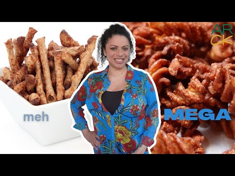 I made my own Twiglets & they're INCREDIBLE! (low fat pasta chips)