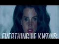 LANA DEL REY COLA Lyric Video