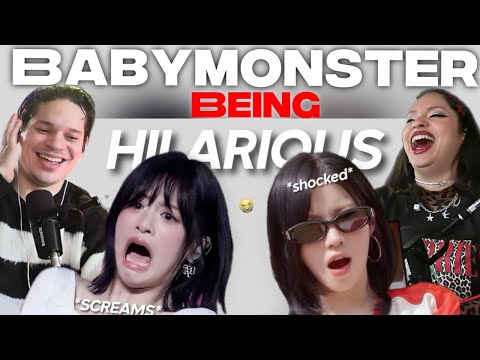 HILARIOUS!!🤣Waleska & Efra react to Babymonster being the most UNSERIOUS group ever