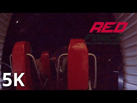 Red Force POV 5K60 FPS // Ferrari Land - Backseat (Night)
