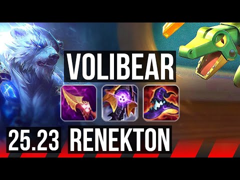 VOLIBEAR vs RENEKTON (TOP) | KR Master | 25.23