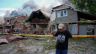 Un bombardeo nocturno de drones rusos provoca incendios en ciudades ucranianas