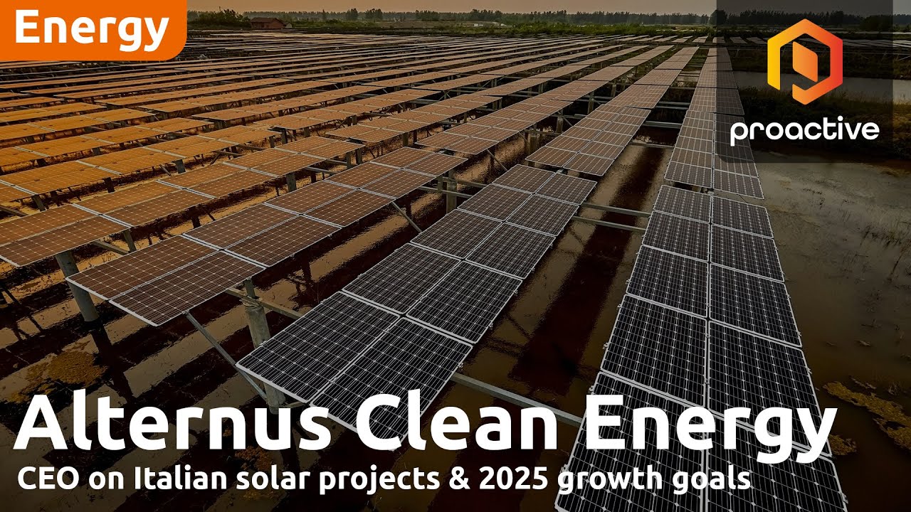 Alternus CEO Vincent Browne on Italian solar project & 2025 growth goals