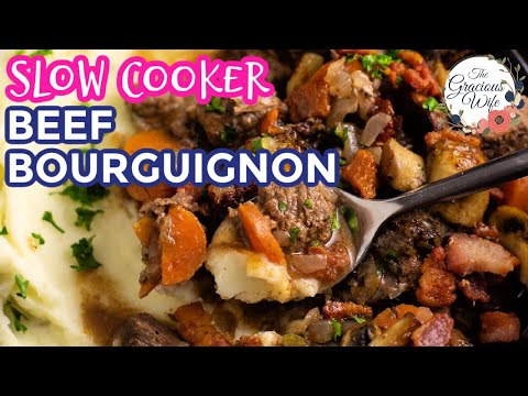 Slow Cooker Beef Bourguignon