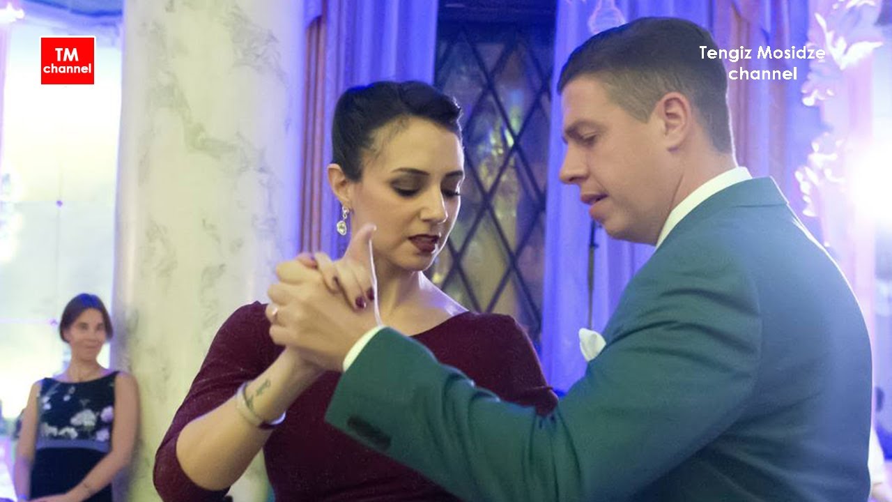 Tango “Miedo”. Barbara Carpino and Claudio Forte on nightly milonga in Moscow. Танго.