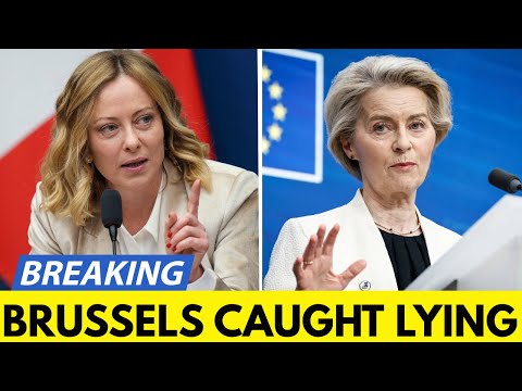 What Meloni just said about von der Leyen is unbelievable — Brussels in panic!