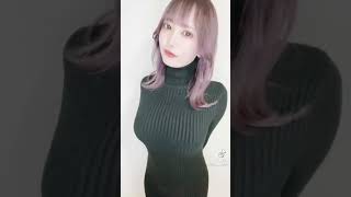 TikTok ニット美女