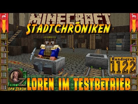 Minecraft #1122 -Stadtchroniken- Loren im Testbetrieb [HD+Deutsch]