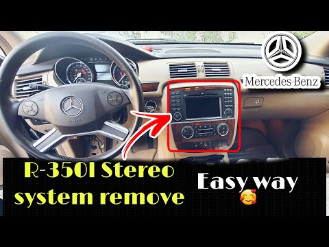 HOW TO REMOVE R 350L STEREO SYSTEM.