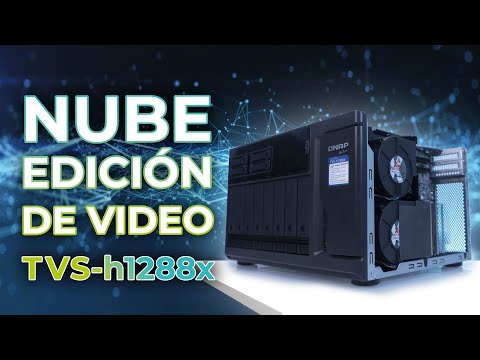 Almacenamiento para edición de video 4K con multiples usuarios - QNAP TVS-h1288X