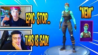 STREAMERS REACT "GHOUL TROOPER" SKIN RETURNING! *RARE* Fortnite EPIC & FUNNY Moments