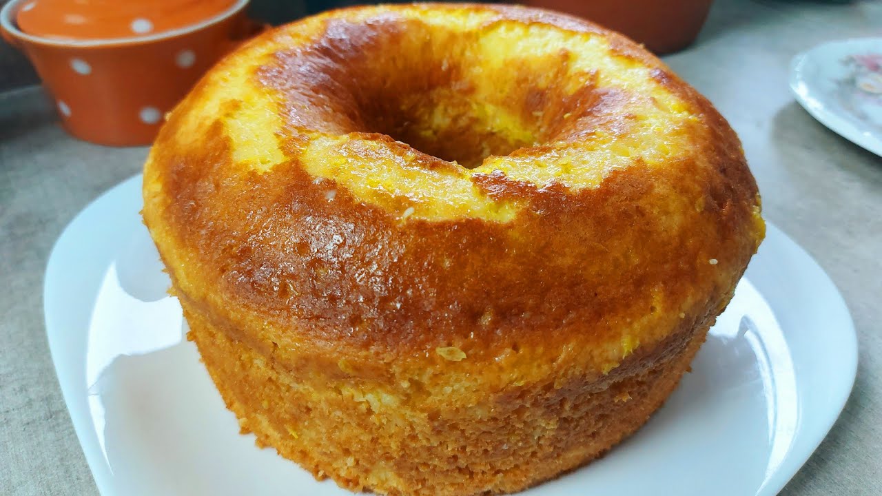 VOCÊ NÃO VAI QUERER OUTRO BOLO❤Bolo de laranja molhadinho e fofinho