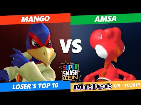 SSC 2019 SSBM - C9 Mango (Falco) VS RB CJE VGBC aMSa (Yoshi) Smash Melee Loser's Top 16