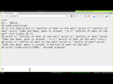 Little Bird BASIC Demo