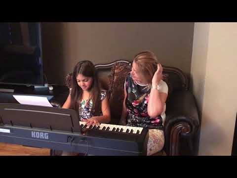 Claudia Azgur și Miriam Hozan. Rabuni tu din morți ai înviat!  Prima înregistrare cu nepoțica!