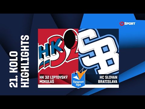 21. kolo: HK 32 Liptovský Mikuláš – HC Slovan Bratislava 4:3 sn (0:0, 1:3, 2:0 - 0:0)