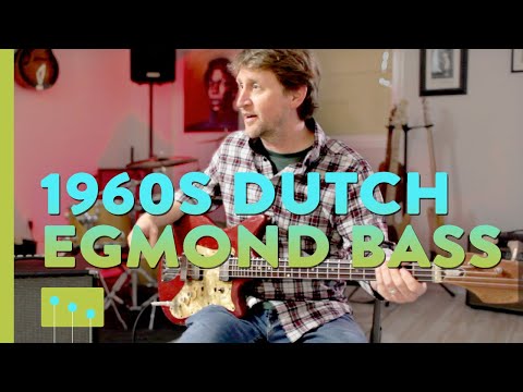 Egmond BEG 2-V 1967 Blue Vinyl.  Retro Cool Bass. A true vintage piece. RARE. image 26