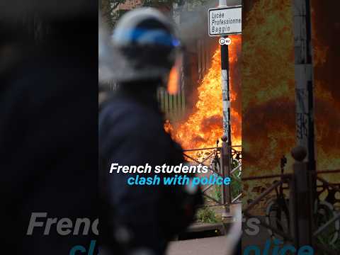 Student protests in France turn violent | DW News