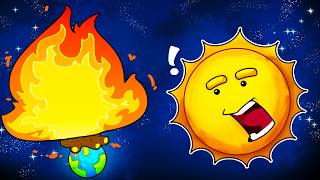 I LITERALLY built a fire bigger than the Sun! I LITERALLY built a fire bigger than the Sun!