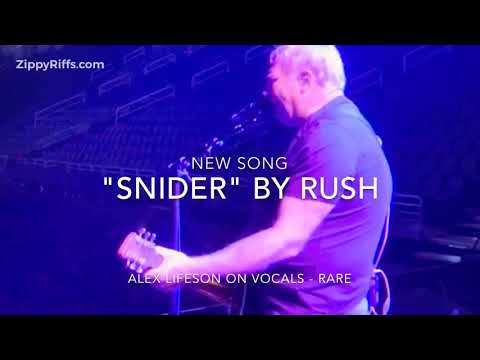 "Rush" new song "Snider" with Alex Lifeson on vocals