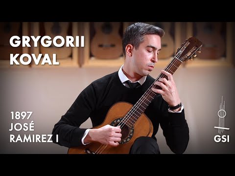 Miguel Llobet's "Romanza" performed by Grygorii Koval on a 1897 Jose Ramirez I