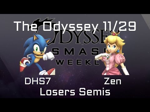 The Odyssey 11/29 Losers Semis - DHS7 (Sonic) vs. Zen (Peach/Sheik)