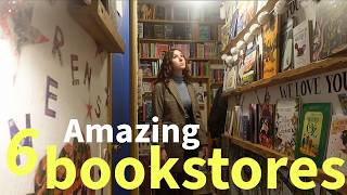 I visited the BEST bookstores in Madrid || Cosy bookstore vlog 📚 ☕️✨