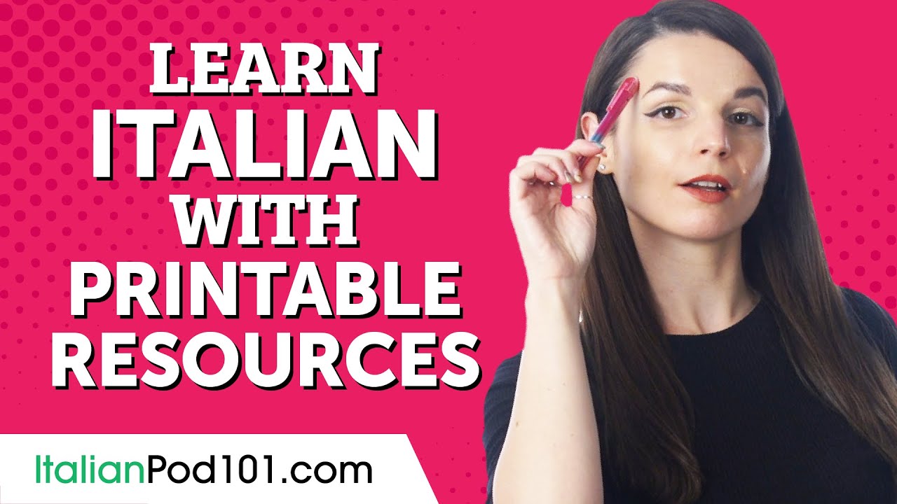 How to Learn Italian with FREE Printable Resources