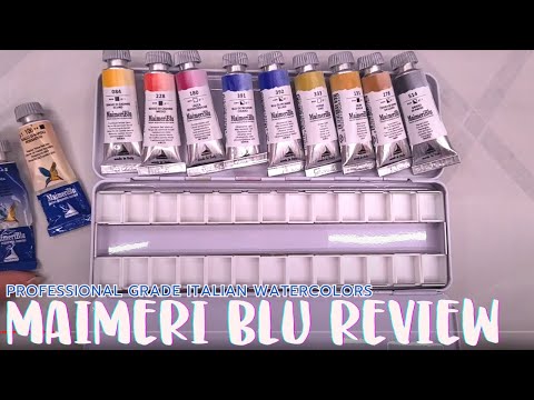 MaiMeri Blu Professional Grade Watercolor Review