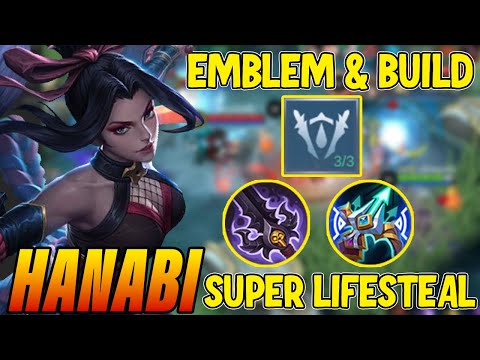 Hanabi Build Full Lifesteal - Hanabi Best Build 2022 - Build Hanabi Tersakit 2022 ~ MLBB