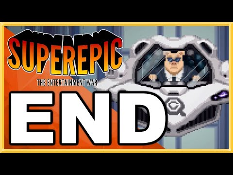 SuperEpic: The Entertainment War WALKTHROUGH PLAYTHROUGH LET'S PLAY GAMEPLAY - END