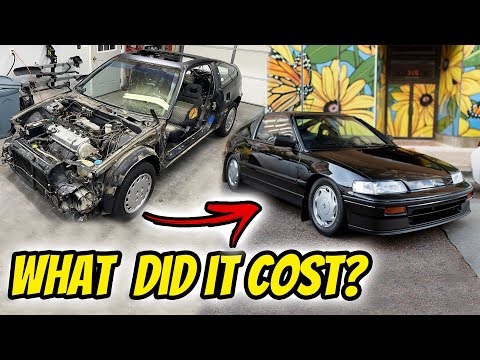 1988 CRX Si Restore Part 50 - Cost Breakdown