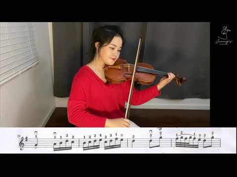 [Suzuki Violin Book2] No. 9 Gavotte from "Mignon" by A. Thomas (60BPM)