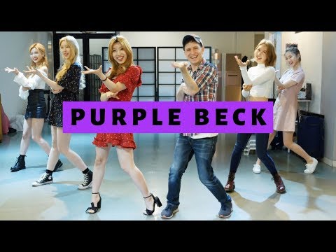 This K-POP group TRIED to teach me how to DANCE (feat. PURPLE BECK 퍼플백)