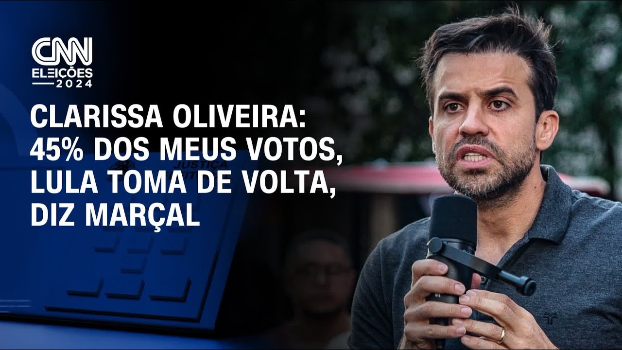 Clarissa Oliveira: 45% dos meus votos, Lula toma de volta, diz Marçal | LIVE CNN