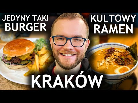 KRAKÓW: BURGERY, RAMEN i ŚNIADANIE - JEDZENIE w KRAKOWIE - RESTAURACJE 2022 | GASTRO VLOG 463