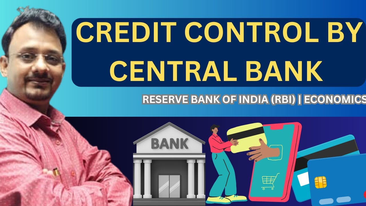 Credit Control by Central Bank | Reserve Bank of India (RBI) | Economics | my niftians
