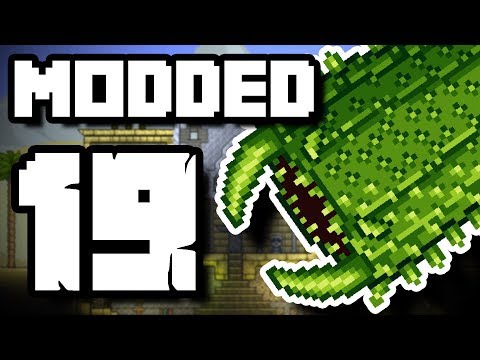 NEW ALPHA CACTUS WORM BOSS! - Terraria 1.3 MODDED SEASON 2 v5 - Ep.19