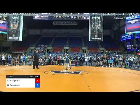 117 Lbs Consi Of 8 #2 - Anna DiCugno, Washington Vs Madison Canales, Texas 4a2e