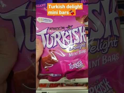 Turkish delight mini bars🍫