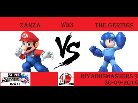 RS9 - ZANZA (Mario/Link) VS TheGertigs (Greninja/Megaman) - Winners Round 3